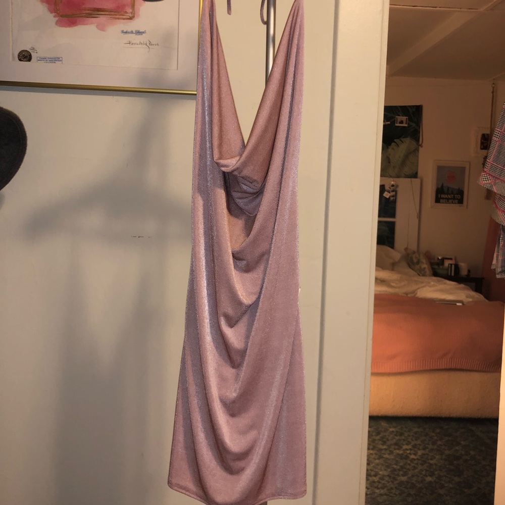 NWT sexy, slinky, halter dress